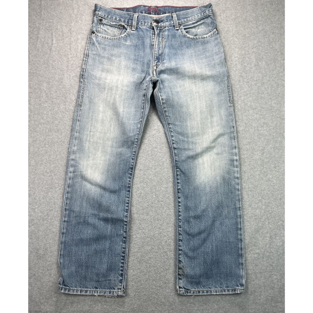Levi's Men's Red Tab Collection Jeans 32x30 Blue Straight Leg Stitch Pocket